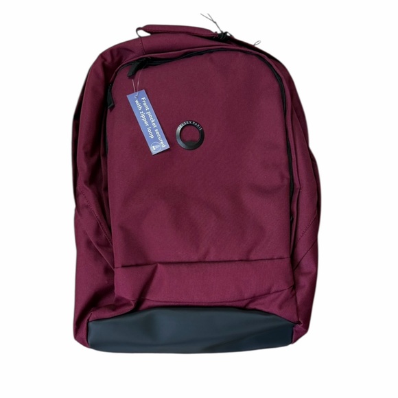 Delsey Securban 15.6 in. Laptop Backpack in Burgundy - NWT! - Picture 7 of 8